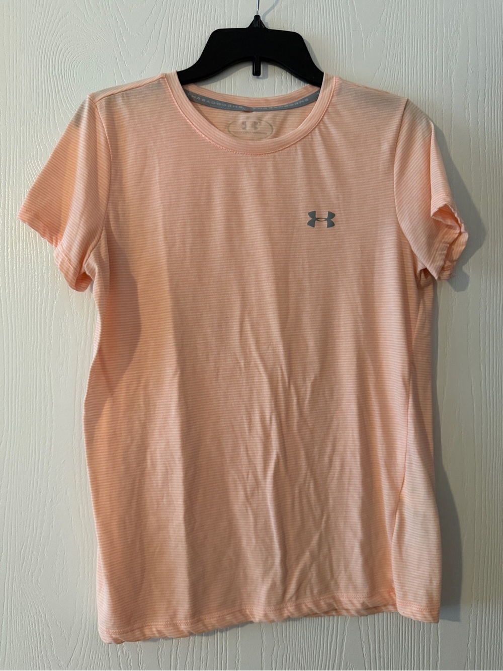 Under Armour Women's Light Peach Short Sleeve Performance Tee